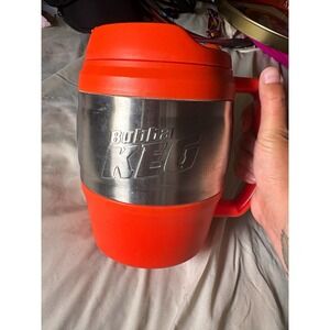 Bubba 52 oz Insulated Stainless Steel Mug Orange w/ Handle Drink-Through Lid